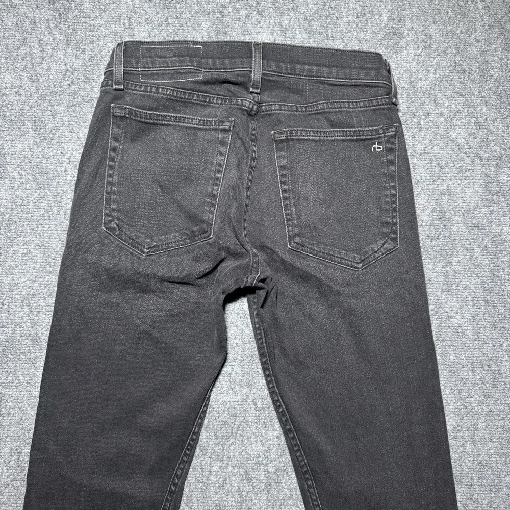 Rag & Bone Fit 2 Slim Jeans Mens‎ 29x33 Black Slim Straight Denim Casual Pants